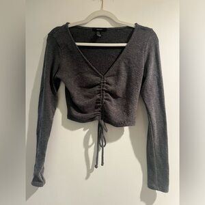 Forever 21 Long Sleeve Crop Top